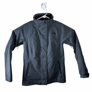 The North Face Jacket Women’s Medium Hyvent Grey Outdoor Shell Rain Coat-NO HOOD